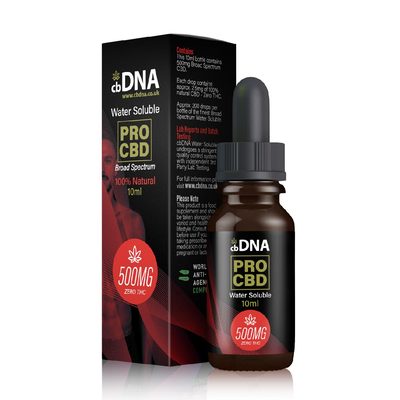 cbDNA PRO 500MG Water Soluble CBD